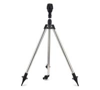 Psdndeww Aspersor De Trípode Resistente con Base Ajustable a Prueba De Fugas Y Accesorios De Conexión Rápida para Riego Cabezal De Aspersor De Trípode De Metal