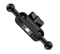 Psdndeww Barra de extensión de soporte para cabezal de bolas de 17 mm, brazo extensor de fácil instalación para trípodes y configuraciones de motocicleta, equipo de transmisión