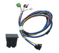 Psdndeww Cable Automotriz Sistemático Tipo C Diseño ABS Resistencia A Altas Temperaturas Conectividad Conducción Segura Cable De Automotriz para Golf