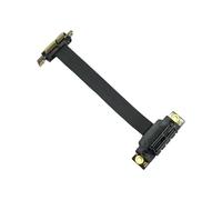 Psdndeww Cable Elevador PCIExpress3.0 En Ángulo Recto Integración Soporte De Gran Ancho De Banda Fácil Instalación Placas Base Extensor PCIe Compatible