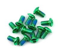 Psdndeww Caja de 12 tornillos de rotor de freno de disco de bicicleta de montaña T25 de aleación de acero para tu bicicleta de montaña para talleres de reparación, deportes y entretenimiento> Ciclismo