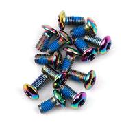 Psdndeww Caja de 12 tornillos de rotor de freno de disco de bicicleta de montaña T25 de aleación de acero para tu bicicleta de montaña para talleres de reparación, deportes y entretenimiento> Ciclismo