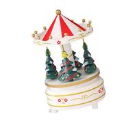 Psdndeww Caja De Música Giratoria con Manivela para Árbol De Navidad con Melodías Festivas Decoración De para Hogar De Vacaciones para Regalos Familiares Caja De Melodías Clásicas para Árboles De