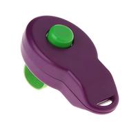 Psdndeww Clicker de entrenamiento para perros y mascotas, con correa elástica para los dedos, botón grande para mascotas, perro, para tren de caballos y pájaros