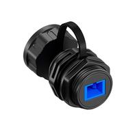 Psdndeww Conector de acoplador de fibra IP68 para acopladores visuales de fibra industriales y centros de datos