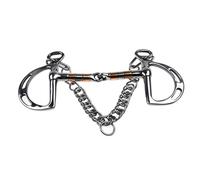 Psdndeww Construcción Segura De Acero Inoxidable bits Equadestrians para Accesorios Entrenamiento Caballos Resistentes A La Intemperie