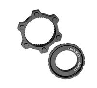 Psdndeww Convertidor De Buje De Bicicleta De Resistencia 2 Unidades 6 Pernos a CL Aluminio a Prueba De Corrosión Montaje Sin Herramientas Adaptador De Freno De Disco De Bicicleta Impermeable