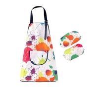 Psdndeww Creative Kids Craft Painting Apron Full Arm Coverage Durability Waterproof Fabric for Classroom Artists for Crafts Waterproof Art Smock for Kindergarten