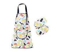 Psdndeww Creative Kids Craft Painting Apron Full Arm Coverage Durability Waterproof Fabric for Classroom Artists for Crafts Waterproof Art Smock for Kindergarten