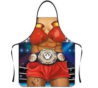 Psdndeww Delantal De Hombre Musculoso Sin Mangas De Fácil Limpieza Para Hombres Para Entretenimiento En Hogar Y Delantal De Hombre De Músculos Sociales