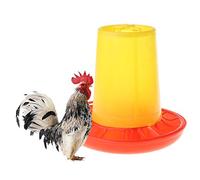 Psdndeww Dispensador automático de alimentos para pollo, cubo de alimentación automático para aves de corral, pollo, patos y pájaros