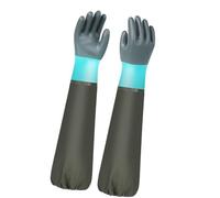 Psdndeww Guantes De Protección Brazo Impermeables Gruesos Y Reutilizables Con Forro Antideslizantes Para Procesamiento Mariscos Guantes Pesca Impermeables