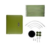 Psdndeww Juego de agujas intercambiables con estuche y accesorios redondos de 2,2 a 5,0 mm, con estuche y accesorios redondos