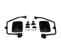 Psdndeww Juego de vidrio lateral de repuesto compatible con automóviles de 1980 y 1991, construcción de poliestireno permanente, fácil instalación, organiza la observabilidad, montaje de vidrio