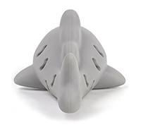 Psdndeww Juguete para gatos de silicona para interiores, dispensador de golosinas con forma de pez, estimula los instintos, previene la obesidad, juguete para masticar la salud de los gatos