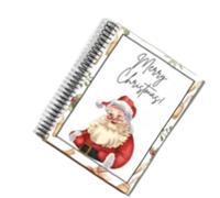 Psdndeww Libro Interactivo De Actividades Navideñas con Tarjetas Desmontables para Niños Juguete Educativo para Vacaciones Regalo Libro Cuentos Navidad con Tarjetas Extraíbles