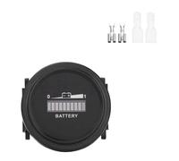 Psdndeww Los Niveles De Batería LCD Claros Indican con Alertas De Cargas Bajas Y Altas Medidor De Capacidad a Prueba De Agua para Carro Camión Medidores LED para Carrito De Golf Montacargas