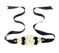 Psdndeww Lujosos Diamantes De Imitación Adornados Con Cinturón Rosas Faja Maternidad Pretina Evento Formal Y Declaraciones Cotidianas Accesorio Uso Diario