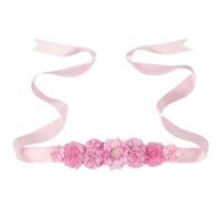 Psdndeww Lujosos Diamantes De Imitación Adornados Con Cinturón Rosas Faja Maternidad Pretina Evento Formal Y Declaraciones Cotidianas Accesorio Uso Diario