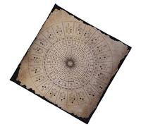 Psdndeww Mantel De Tarot con Símbolos Místicos Tapiz De Astrología Estera De Cartas De Adivinación Suministros Patrón De Símbolos Mantel De Cartas De Tarot Cubierta Espiritual