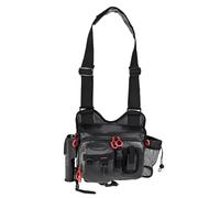 Psdndeww Mochilas organizadoras de señuelos de pesca, bolsa portátil para aparejos de pesca, bolsa de transporte de madera para señuelos de camarones