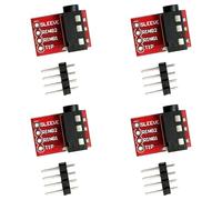 Psdndeww Módulo De Desconexión De Enchufes TRRS De 3 5 Mm Compatible con Circuitos De Auriculares Y Micrófonos Módulo De Interfaces De Vídeo Musical Interfaces De Vídeo