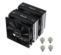 Psdndeww P60TI PC Case Ventivo De Enfriamiento Tubo Calor Radiador Aire Refrigerado por Aire 6 Tipada Calor ARGB Opcional para La Mayoría La Computadora Ventilador Tubo Cobre