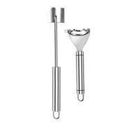 Psdndeww Pelador De Granos De Maíz De Acero Inoxidable Herramienta De Cocina Ergonómica para Pelar De Forma Rápida Y Precisa Herramienta De Cocina Peladora Apta para Lavavajillas para Quitar Granos