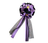 Psdndeww Pinza gótica para el pelo para mujer, diseño de ala del diablo, sombrero para el cuello, decoración barata de Halloween