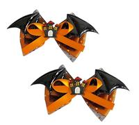 Psdndeww Pinza gótica para el pelo para mujer, diseño de ala del diablo, sombrero para el cuello, decoración de Halloween