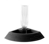 Psdndeww Plato de agua de relleno automático para alimentos y agua, dispensador de agua para ranas, terrapinas, cangrejos ermitaños