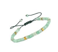 [Psdndeww] Pulsera de piedra natural encanto pulsera de cuentas pulsera paz y autodisciplina para ropa pulida