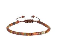 [Psdndeww] Pulsera de piedra natural, pulsera de cuentas para la paz y la autodisciplina para ropa elegante