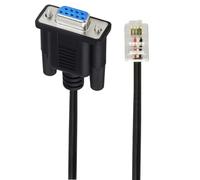 Psdndeww RS232 9 pines DB9s hembra a RJ9 4P4C Actualizaciones Cable para control manual 93920