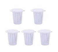 Psdndeww Señuelo De Pesca Portátil Jaula para Cebos De Pesca Cesta Conjunta Soporte Alimentador Aparejo Herramienta De Pesca De Natación Dividida 5 Uds.