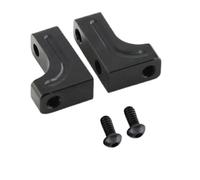 Psdndeww Soporte de montaje de engranaje de dirección remota de coche, soporte de servo de metal, accesorios de pieza de vehículo para 1/10 SCX10, soporte de dirección de oruga, modelo de asiento de