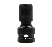 Psdndeww Soporte para puntas de destornillador de impacto tratados térmicamente, 1/2 pulgada, adaptador cuadrado a 1/4 pulgadas para mejorar la durabilidad del soporte de puntas del conductor