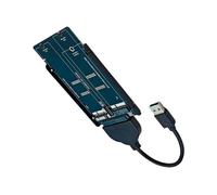 Psdndeww Tarjeta convertidora para portátiles con cable de controlador USB 3.0 para 2010-2011 A1369/1370 12+6 pines, tarjeta convertidora de componentes de reparación de disco sólido