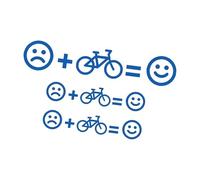 Psdndeww Transferencias De Ciclo Extraíbles Resto De Negación Registro Decorativo a Prueba De Decoloración para Complementos De Ciclismo Transferencias De Registros De Ciclismo Aire Libre