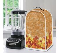 Psesaysky Cubierta impermeable para licuadora de otoño de arce, cubierta de licuadora de Acción de Gracias, cubierta antipolvo para cafetera, cubierta para electrodomésticos, cubierta para batidora de