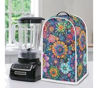 Psesaysky Cubiertas de licuadora de tela brillante para cocina, resistentes a las manchas, suministros de polvo, cafetera, cubierta de electrodomésticos, ajuste universal, accesorios de mezclador de