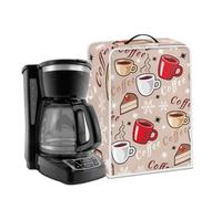 Psesaysky Funda impermeable para cafeteras y pasteles, para cocina, accesorios de cocina, decoración con asa superior, cubierta para electrodomésticos para cafetería