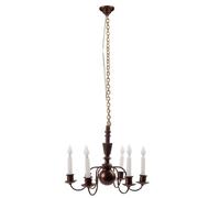 PSFDEWT Dollhouse Chandelier 1:87 Retro 6.1x2.4in Simulation Miniature Chandelier Classical Hanging Candle Design Dollhouse Ceiling Lamp Decor, Bronze Lamp