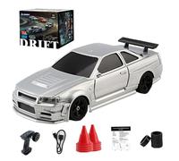 PSFDEWT RC Drift Car Set 2.4GHz 1:43 Escala 4WD Cars de Control Remoto Conjunto de vehículos Mini RC Car con LED Lech