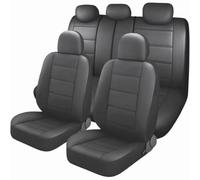 PSFVHHQI Fundas Asientos Coche para Dacia Jogger 2022-2024, PU Cuero Delanteros Y Traseros Protectore Cubreasientos Interior Accesorios,Gray