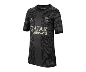 PSG DX9852-069 NK DF STAD JSY SS 3R T-Shirt Unisex Iron Grey/Black/Stone Tamaño S