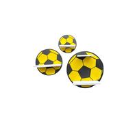 PsGreen Toniebox Tonie - Mini juego de fútbol (ampliación, estantería de expansión, habitación infantil, clubes, similar a los colores amarillo y negro)