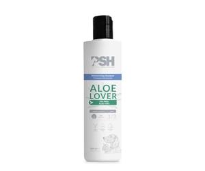 PSH Aloe Lover - Champú para Perros y Gatos con Aloe Vera 99% Hidratante y Refrescante - Todas Las Razas - Todo Tipo de Pelo - Esperal Piel Sensible, Uso Frecuente - Vegano y Sin Parabenos - 300 ml
