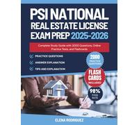 PSI National Real Estate License Exam Prep: Complete Study Guide with 2000 Questions, Online Practice Tests, and Flashcards