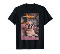 Psicodélico, ¿qué Haces para ganarte la Vida? Hago, mi Mejor Perro Trippy Camiseta
